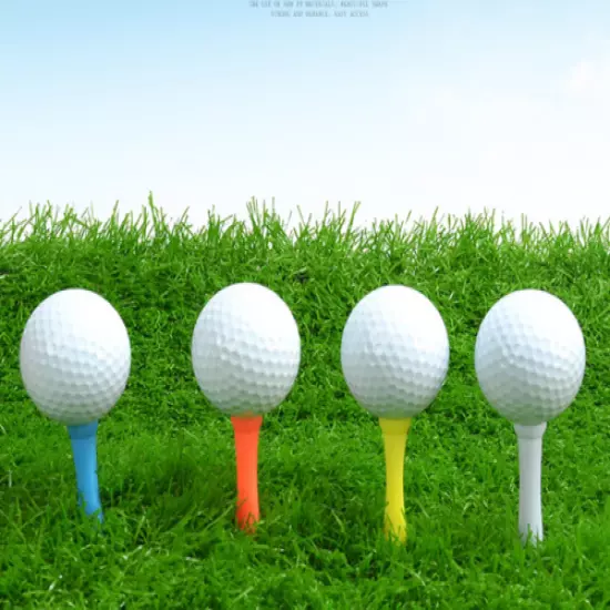  5 Piece 70mm Golf Ball Tee Limit Tee Flat plastic Light Sturdy