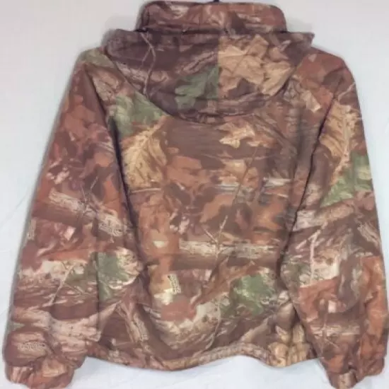 DUCKS UNLIMITED, ADVANTAGE TIMBER, SUEDE RAIN GEAR, WATERPROOF, XL, PREOWNED