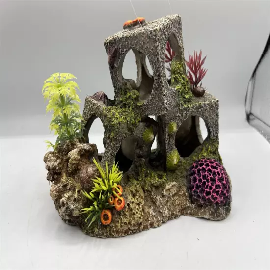 NWT TOP FIN CORAL CUBES MEDIUM AQUATIC AQUARIUM ORNAMENT DECORATION