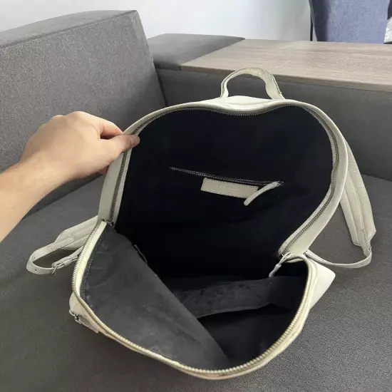 BALENCIAGA LEATHER BACKPACK BAG SS18 WHITE OPIUM STYLE RICK OWENS ALYX