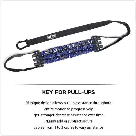 Pull up Assist Band System, Adjustable Anti Snap Chin Up Assistance