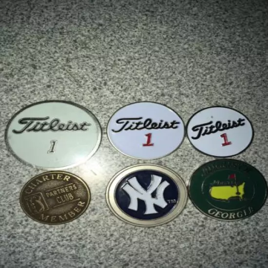 golf ball markers lot