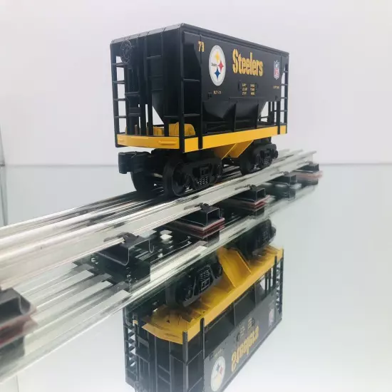 RAIL KING - M.T.H NFL PITTSBURGH STEELERS ORE CAR #30-4177A - BNIB - NEVER RUN