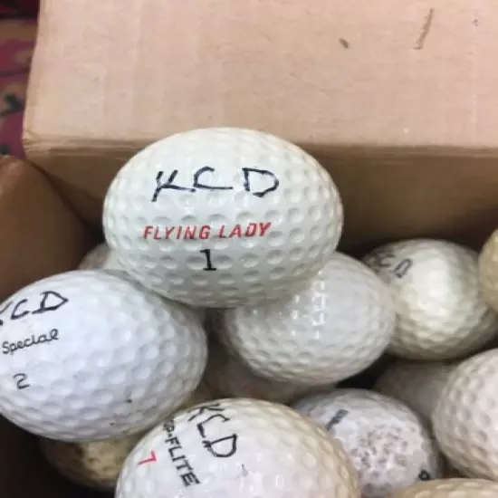 Vintage golf ball lot (td1)