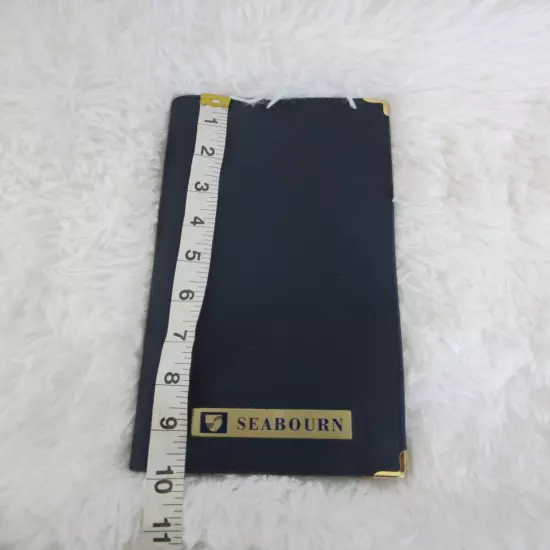 Seabourn Travel Wallet Passport Document Portfolio Organizer Navy Nylon