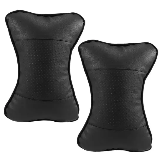 2Pcs Car Neck Pillow Breathable Rest Cushion Relax Neck Support7450