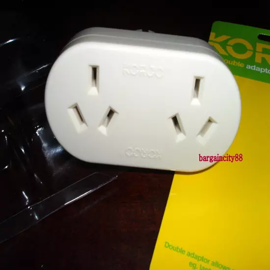 Travel Adapter Australia AU To Asia Bali Tahiti Noumea Middle East Europe Plug