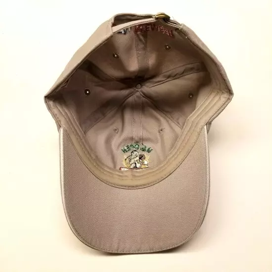 US OPEN 2016 Oakmont USGA Khaki Embroidered Golf Hat Adjustable Strap EUC