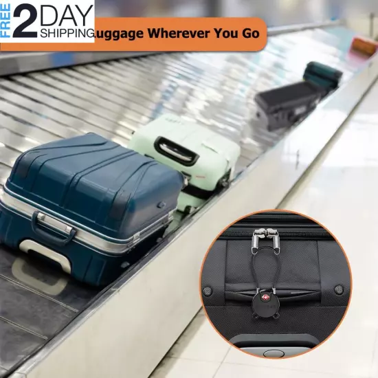 TSA Approved Luggage Locks Ultra-Secure Dimple Key Travel Locks with Zinc All