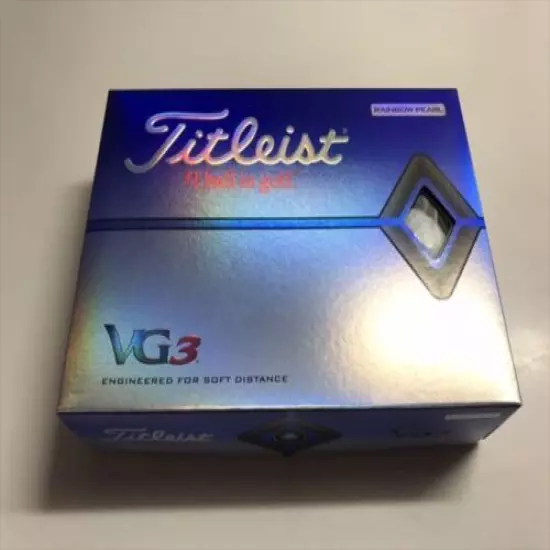 Titleist Golf Ball VG3 2020 Rainbow Pearl White 1 dozen (12 pieces) Japan New