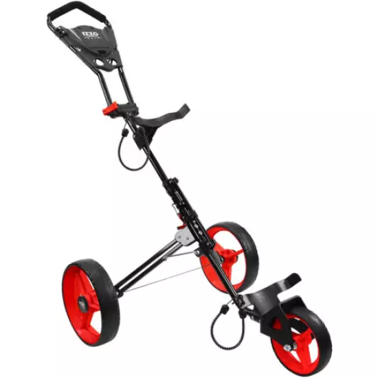 Izzo Golf Rover II 3-Wheel Push Cart - Black