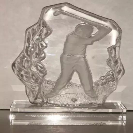 KEOWEE KEY Crystal Golf Trophy Super Senior Low Net Winner 2008 South Carolina