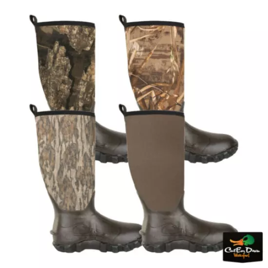 NEW DRAKE WATERFOWL 16" KNEE HIGH MUDDER 2.0 BOOTS - BUCKSHOT SOLES - NEOPRENE -