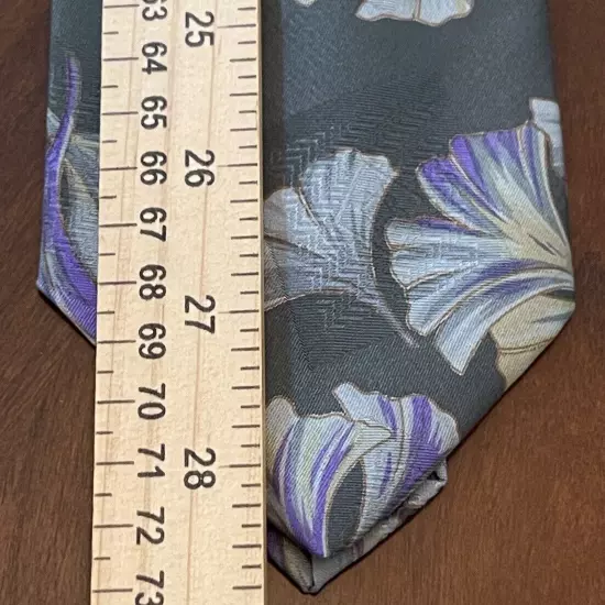 Xmi 325 Series Green Purple 100% Imported Silk Men’s Neck Tie Made In USA