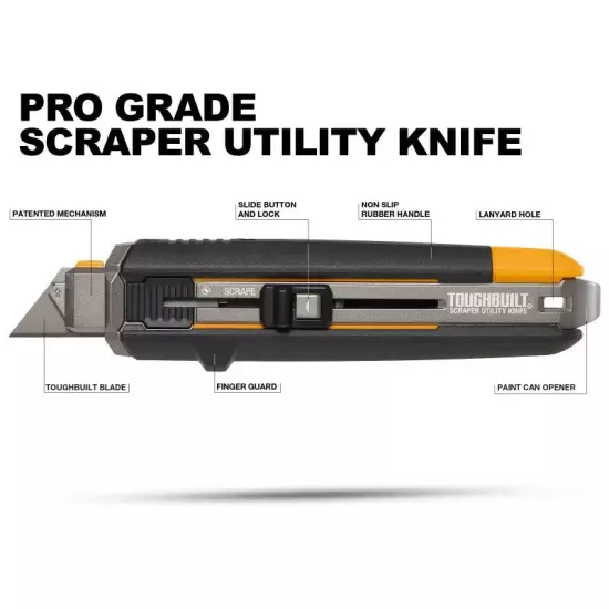 Scraper Hand Tools TB-H4S5-01 Scraper Utility Knife with 5 Blades Hand Tools