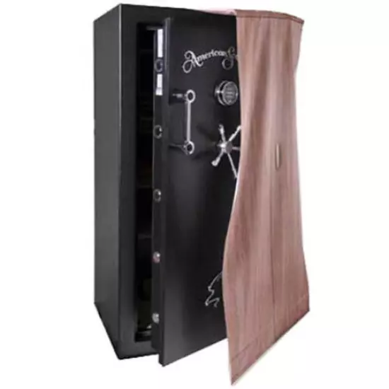 Gun Safe Disguise Concealment Cloak Hidden American Security Wooden Cabinet 7240