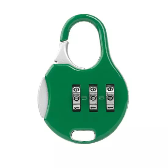 Coloured Luggage Travel Suitcase Bag Lock [3 Digit Combination] Padlock Reset