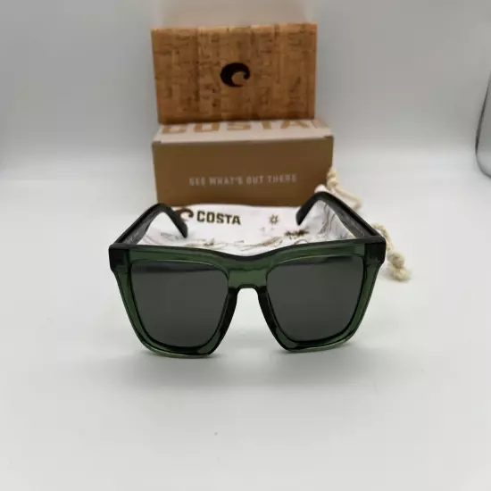 NEW Costa Del Mar KERAMAS Polarized Sunglasses Olive / Gray Glass 580G