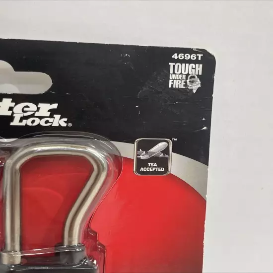 Master Lock 4696T TSA Approved Luggage Lock - 2 Pack, Black