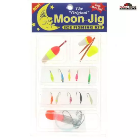 Ice Fishing Moon Jig Kit Set ~ New