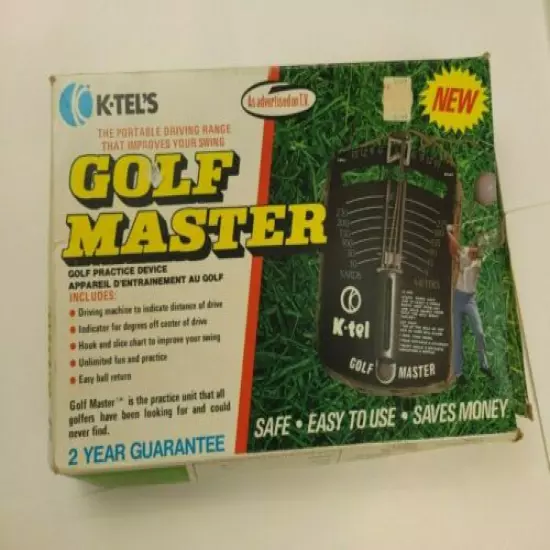 Vintage 1976 K-tel Golf Master Portable Driving Range