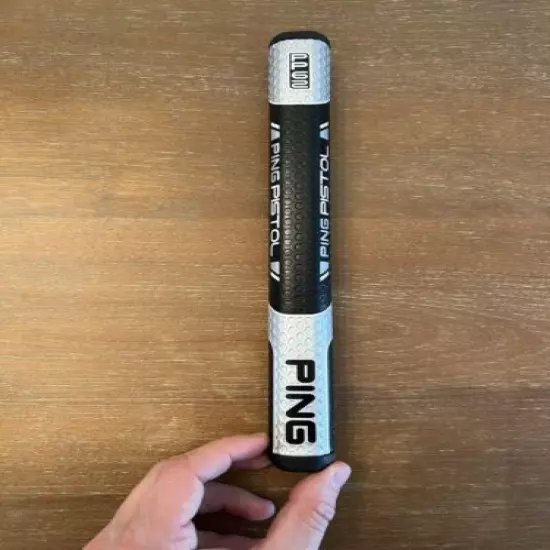 NEW Ping Pistol PP62 Black/Silver Oversize Golf Putter Grip