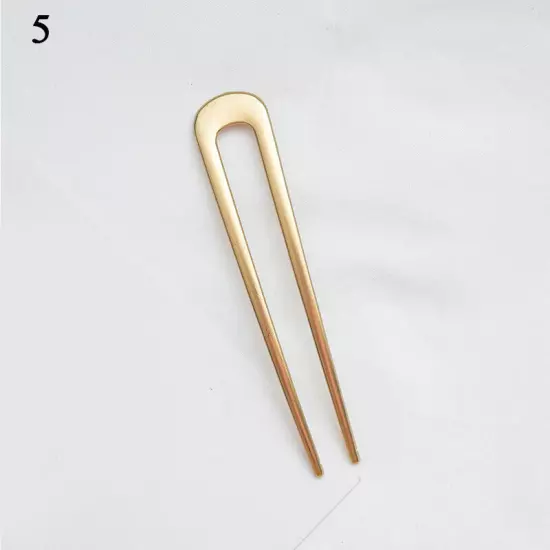 U Shaped Hair Pin Stick Meatball Hair Clips Hairstyle Women Girl Headdress Plugต