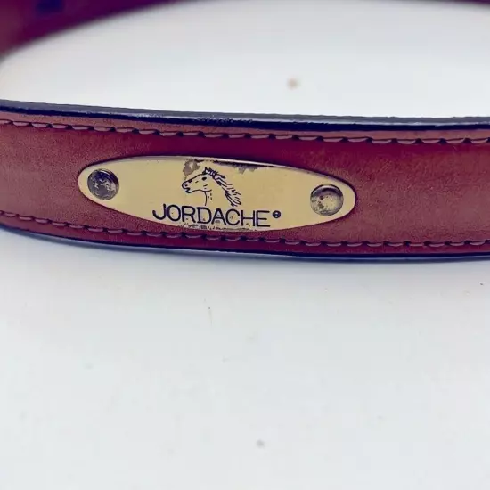 Vintage Jordache Woman’s Leather Belt Made in USA size 32