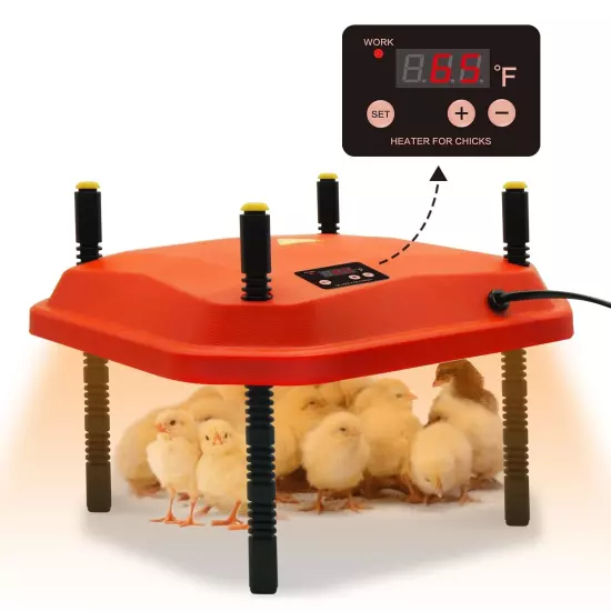 Chicken Brooder Heating Plate for Chicks and Ducklings Temperature Adjustable...