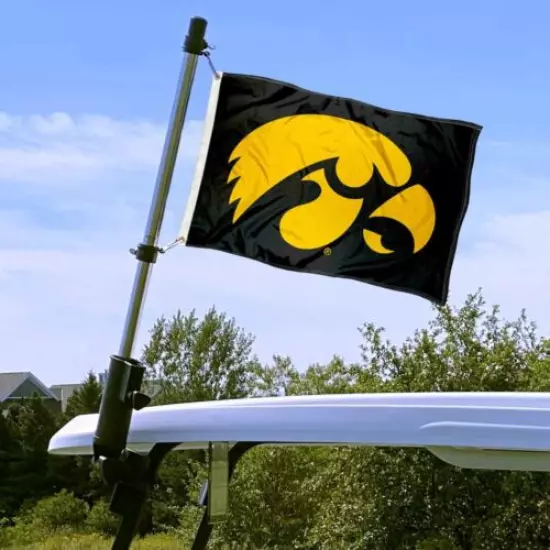 Iowa Hawkeye University Boat and Golf Cart Flag