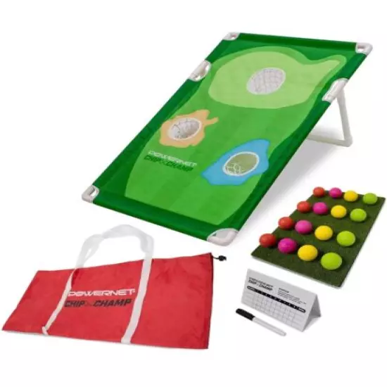 Powernet Chip Champ Golf Portable Cornhole Game With Balls Included (1161)