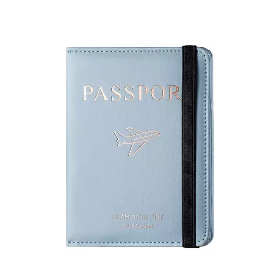 Ultra-thin Passport Bag RFID Travel Passport Case Credit Card Holder Travel