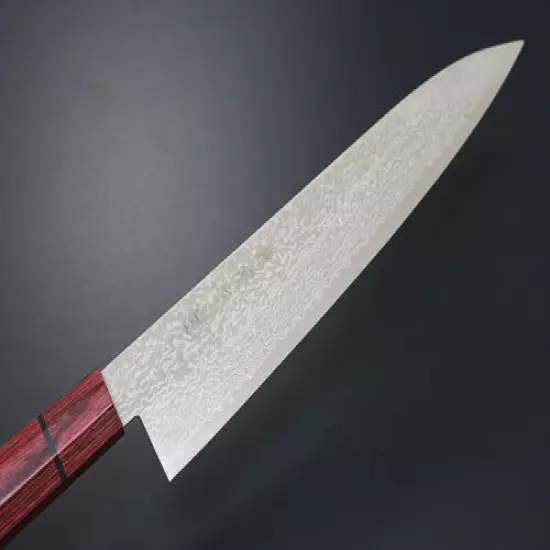 Kanetsune Seki Japan KC-822 Minamo-Kaze Damascus 210mm Kitchen Chef Knife