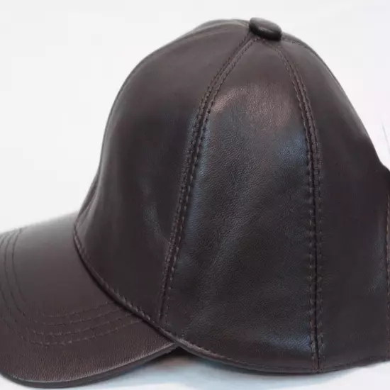 New 100% Real Genuine Lambskin Leather Baseball Cap Hat Sports Visor 32 COLORS