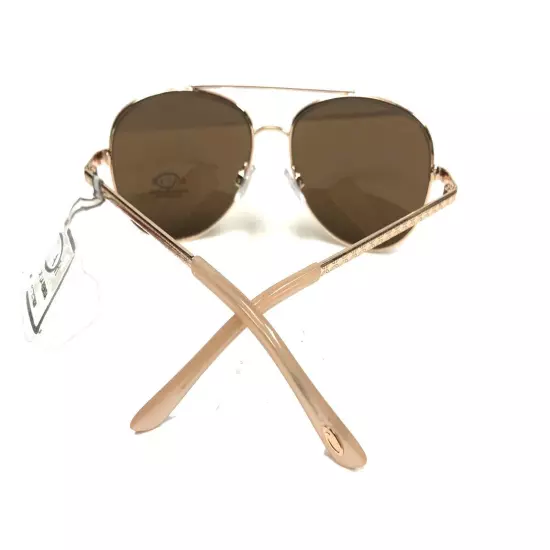 NWT Oscar De La Renta Mens Sunglasses 3041 Gold/Gold Mirror $40