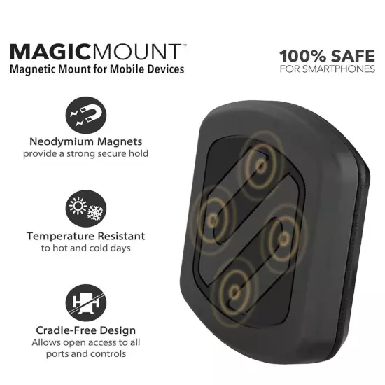 Scosche MagicMount Vent2 Universal Magnetic Vent Mount (MAGVM2)