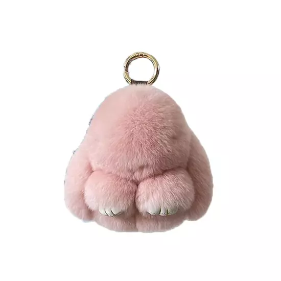 Bunnylulu Keychain Handmade Cute Plush Bunny Keychain Various Colors New