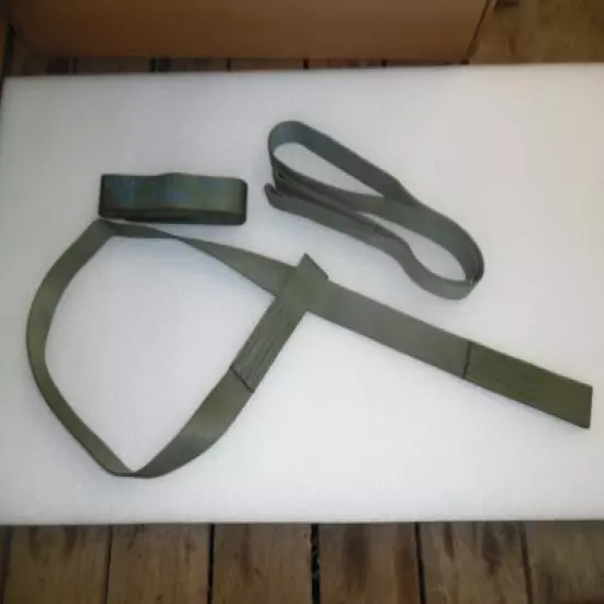 4 - 1.75"X60" DAAK Military Flat Loop Webbing Strap Sling For Towing & Lifting