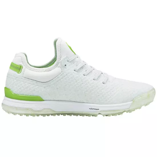 Men's PUMA LE PRO/ALPHA Gust O Wind Spikeless Golf Shoes - White/Green 11M