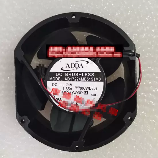 1PC ADDA AD17224MB5151MO/M0 DC24V 1.65A 172*150*51mm high speed fan