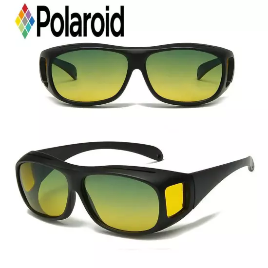 HD Night Driving Glasses Yellow Anti Glare Vision Tinted Unisex Sunglasses