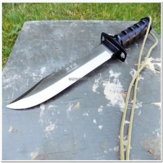 MFH® Survival Outdoor Army Knife "JUNGLE II" w/ Varios Survival Equipment - New