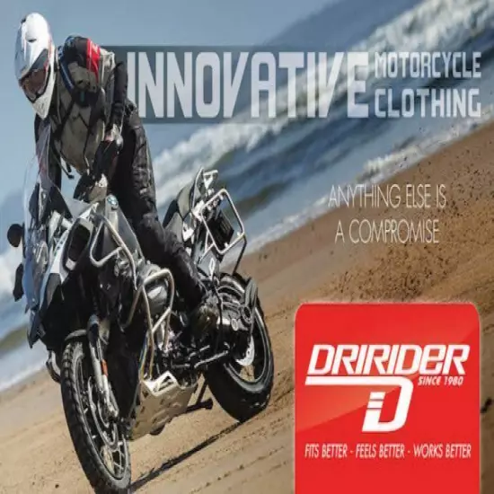 DRIRIDER Tribute motorcycle shoes Waterproof NEW Motorbike Mens Road Dry Rider