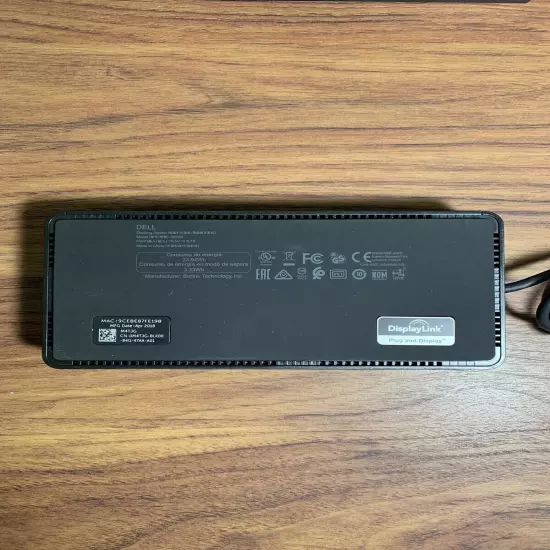 Dell D6000 M4TJG Universal Dock With Original 130W AC Adapter!