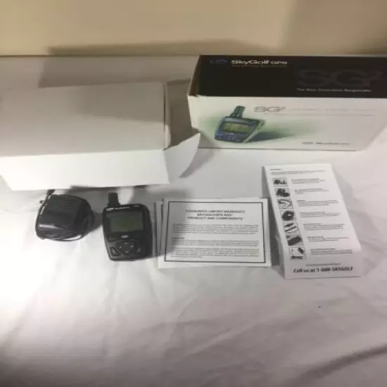 Sky Caddie SG2 Rangefinder Sky Golf GPS Model SG201-011703 Small GPS Works Great