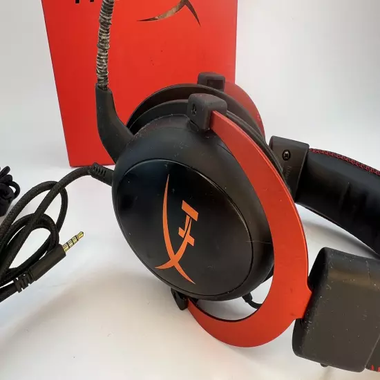 HyperX Cloud II Red Gaming Headset ONLY - 7.1 Surround Sound PC PS4 Xbox TESTED 