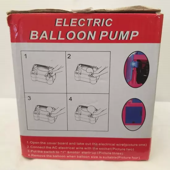 Electric Ballon Pump! #73005 Never Blow Up a Balloon Manually Again!