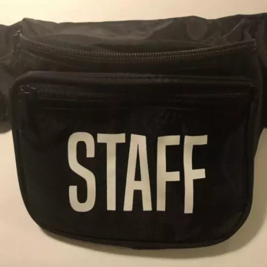 STAFF Fanny Pack New Black Nylon