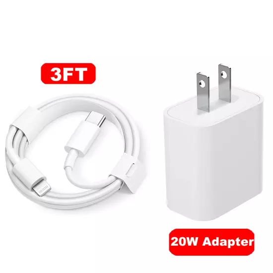 Wholesale 20W PD Fast Charger For iPhone 14Pro/13/12/11 USB Type C Adapter Cable