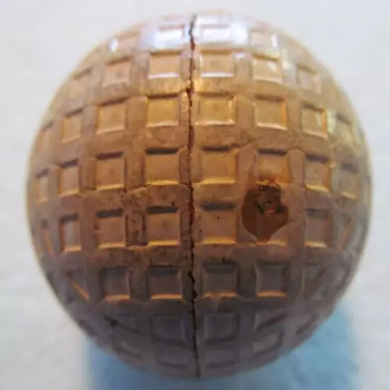 VINTAGE USED MESH RUBBER PRACTICE GOLF BALL VERY SOFT-HARD TO FIND